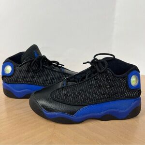 Kids Jordan 13 Black and Blue Toddler 9C Athletic Shoes sneakers